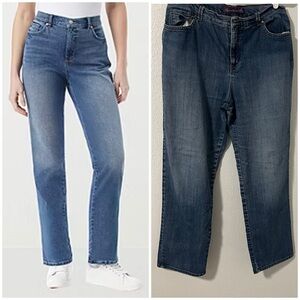 Gloria Vanderbilt Amanda Women’s Size 12 Straight Leg Jeans Everyday Casual
